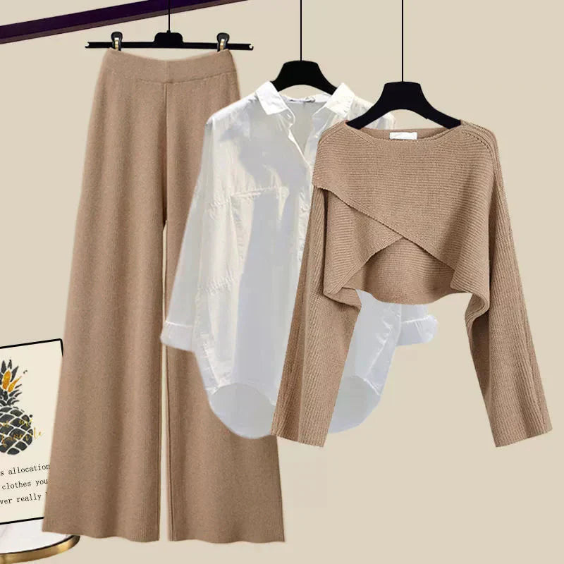 Tina - Comfortable three-piece long-sleeved set
