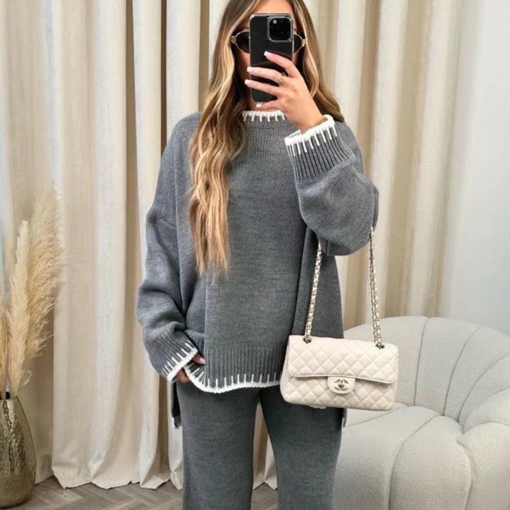 Althea – Contrast Trim Lounge Set
