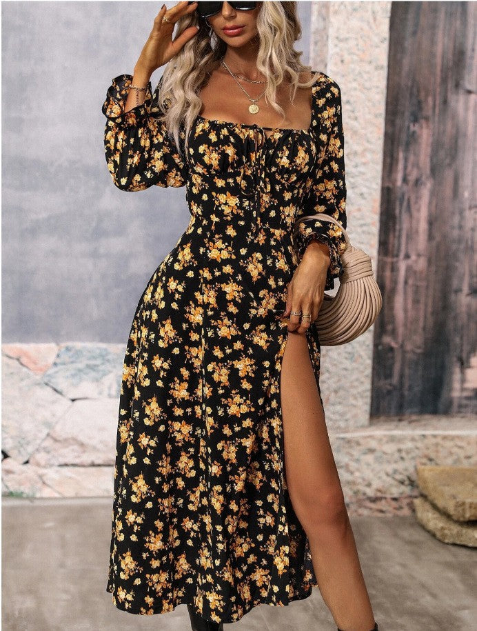 Bianca – Romantic Floral Midi Dress