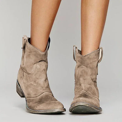 Fria – Distressed Ankle Boots