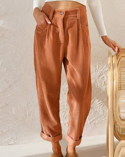 Sarah – Relaxed Corduroy Trousers